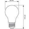 LED izzó A70 E27 7.3W = 100W 1535lm 4000K Hideg 360° PHILIPS ULTRA HATÉKONY izzószál