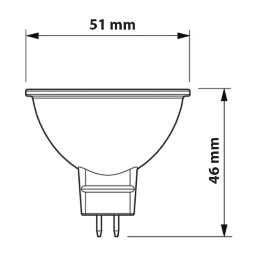 LED izzó MR16 2.9W = 20W 230lm 2700K Meleg 36° 12V PHILIPS