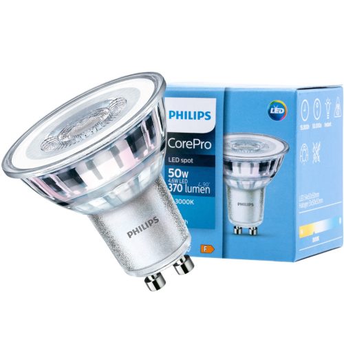 GU10 LED izzó 4.6W = 50W 370m 3000K  36° PHILIPS