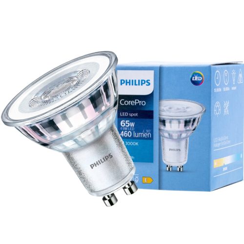 GU10 LED izzó 4.9W = 65W 460lm 3000K 36° PHILIPS