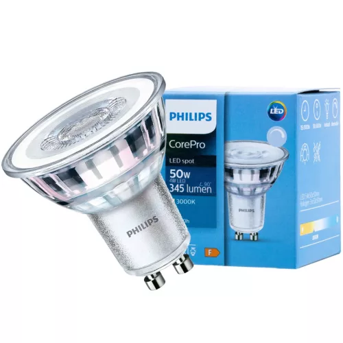 GU10 LED izzó 5W = 50W 350lm 3000K 36° PHILIPS