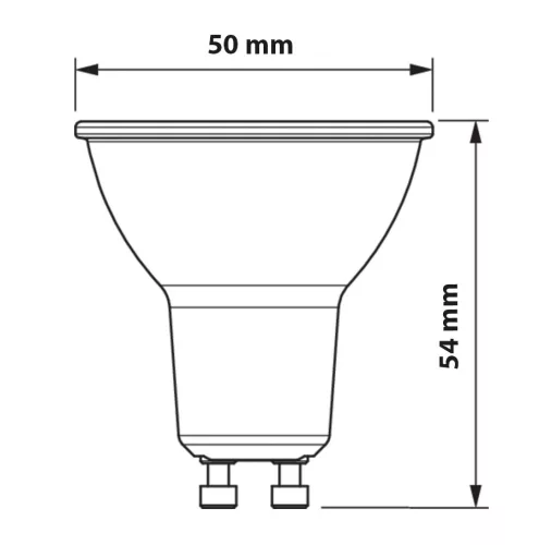 GU10 LED izzó 5W = 50W 350lm 3000K 36° PHILIPS