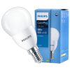 LED izzó E14 7W = 60W 806lm 6500K hideg BALL PHILIPS