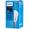 LED izzó E14 7W = 60W 806lm 6500K hideg BALL PHILIPS