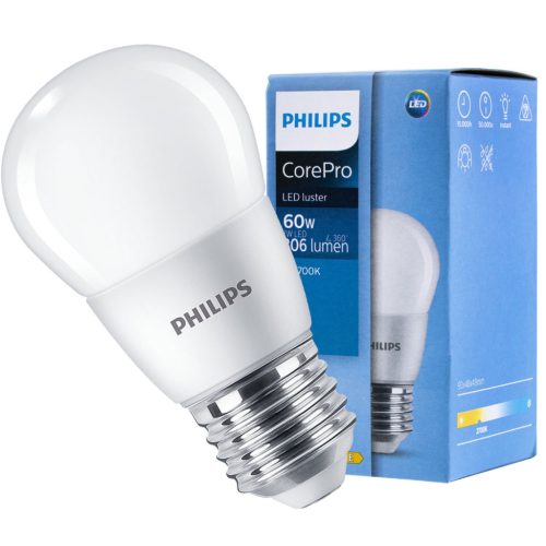 E27 LED izzó 7W = 60W 806lm 2700K PHILIPS