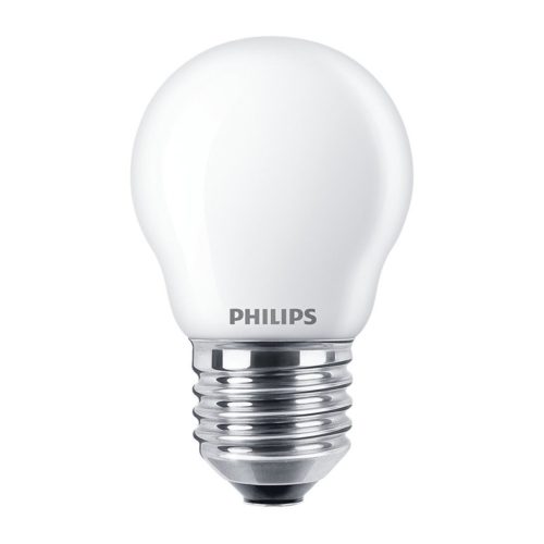 LED izzó E27 P45 4,3W = 40W 470lm 2700K meleg PHILIPS