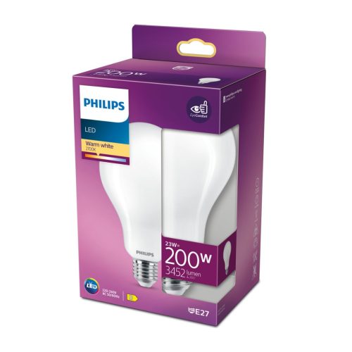 LED izzó E27 A95 23W = 200W 3452lm 2700K meleg PHILIPS