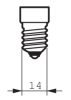 E14 NR50 LED izzó 4.3W = 60W 320lm 2700K Meleg 36° PHILIPS