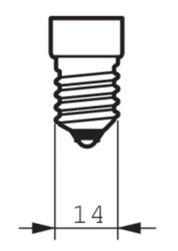 E14 NR50 LED izzó 4.3W = 60W 320lm 2700K Meleg 36° PHILIPS