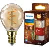 LED izzó E14 gömb alakú P45 2,7 W = 15 W 180 lm 1800 K Meleg CRI90 300° Filament Vintage Amber Szabályozható Dekoratív Philips