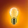 LED izzó E27 gömb alakú P45 2,7 W = 15 W 180 lm 1800 K Meleg CRI90 300° Filament Vintage Amber Szabályozható Dekoratív Philips