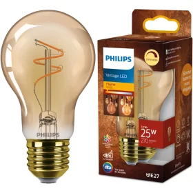   LED izzó E27 A60 3.1W = 25W 270lm 1800K Meleg CRI90 300° IZZÓIZZÓ Vintage Amber Szabályozható Dekoratív Philips