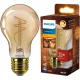 LED izzó E27 A60 3.1W = 25W 270lm 1800K Meleg CRI90 300° IZZÓIZZÓ Vintage Amber Szabályozható Dekoratív Philips