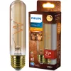 LED izzó E27 cső alakú T30 3.1W = 25W 270lm 1800K Meleg CRI90 300° IZZÓFŰSZERES Vintage borostyánszínű, szabályozható dekoratív Philips