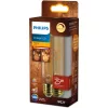 LED izzó E27 cső alakú T30 3.1W = 25W 270lm 1800K Meleg CRI90 300° IZZÓFŰSZERES Vintage borostyánszínű, szabályozható dekoratív Philips