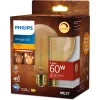LED izzó E27 gömb alakú G95 7.3W = 60W 806lm 2200K Meleg CRI90 300° IZZÓFŰSZERES Vintage borostyánszínű, szabályozható dekoratív Philips