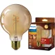 LED izzó E27 gömb alakú G95 3,1 W = 25 W 270 lm 1800 K Meleg CRI90 300° IZZÓFŰSZERES Vintage borostyánszínű, szabályozható fényerővel Dekoratív Philips
