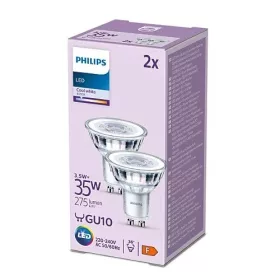   2x LED izzó készlet GU10 Spotlámpa 3,5W = 35W 255lm 4000K semleges PHILIPS