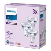3x LED halogén izzó készlet GU10 PAR16 3.5W = 35W 275lm 4000K Semleges 36° PHILIPS