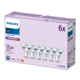  6 db LED halogén izzó készlet GU10 PAR16 3.5W = 35W 275lm 4000K Semleges 36° PHILIPS
