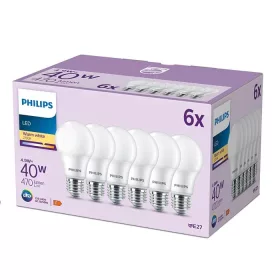   db LED-es izzókészlet E27 A60 4,9W = 40W 470lm 2700K Meleg 180° PHILIPS