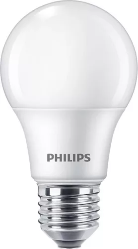 3x LED izzó készlet E27 A60 8W = 60W 806lm 2700K Meleg 150° PHILIPS