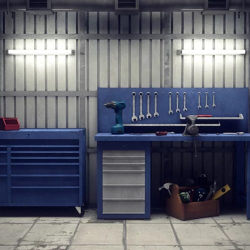 Hermetikus porálló LED lámpa 53W 4000K 150cm IP65 IK08 Projectline PHILIPS-en keresztül