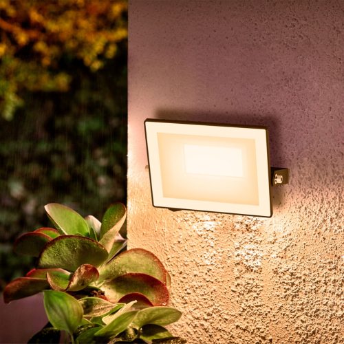 LED reflektor lámpa reflektor 20W 2050lm 3000K IP65 Black Lois Philips