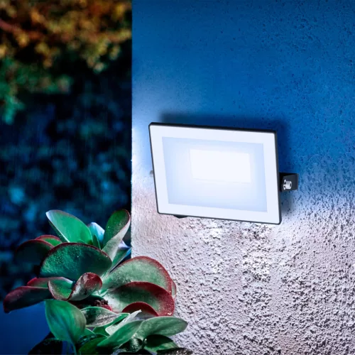 LED reflektor lámpa reflektor 20W 2050lm 5000K IP65 Black Lois Philips