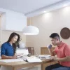 3x LED Panel Süllyesztett LED Mennyezeti Lámpa 5.5W 550lm 4000K Fehér Meson Philips