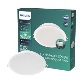  LED panel süllyesztett alsó lámpa MESON 16.5W 3000K 16.5cm kerek alsó lámpa PHILIPS