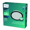 LED Panel Süllyesztett LED Lámpatest 12.5W 1240lm 3000K Fekete Meson Philips
