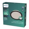 LED Panel Süllyesztett LED Lámpatest 12.5W 1300lm 4000K Fekete Meson Philips