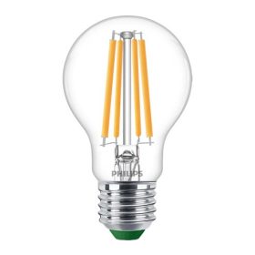   LED izzó E27 A60 210lm/W 4W = 60W 840lm 2700K meleg izzószál PHILIPS Ultra Hatékony