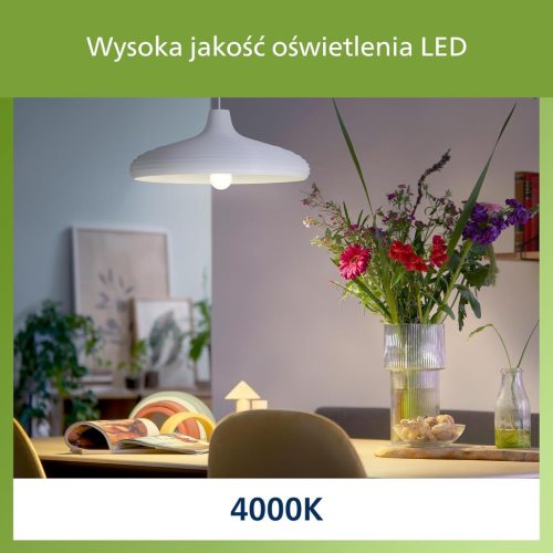 LED izzó E27 A60 210.3lm/W 7.3W = 100W 1535lm 4000K semleges izzószál PHILIPS Ultra Hatékony