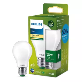   LED izzó E27 A60 210,6lm/W 5,2W = 75W 1095lm 2700K meleg izzószálas tejszerű PHILIPS rendkívül hatékony
