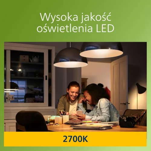 LED izzó E27 A60 210,6lm/W 5,2W = 75W 1095lm 2700K meleg izzószálas tejszerű PHILIPS rendkívül hatékony