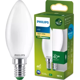   LED izzó E14 gyertya B35 2.3W = 40W 485lm 210lm/W 2700K Meleg 300° A osztályú UltraEfficient Philips