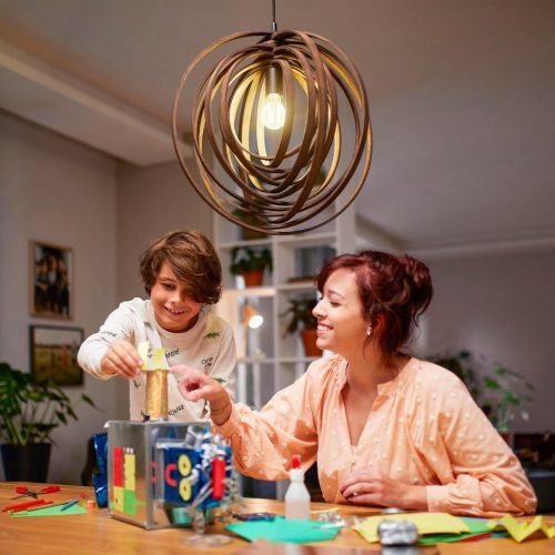 LED izzó E27 A60 4W = 60W 840lm 210lm/W 2700K Meleg 300° Szabályozható, A OSZTÁLYÚ, UltraEfficient Philips