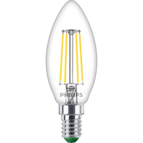 LED izzó E14 gyertya B35 2.3W = 40W 485lm 210lm/W 4000K Semleges 300° A OSZTÁLY UltraEfficient Philips