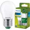 LED izzó E27 gömb alakú P45 2,3 W = 40 W 485 lm 210 lm/W 2700 K Meleg 300° A OSZTÁLYÚ UltraEfficient Philips