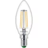 LED izzó E14 gyertya B35 1.2W = 25W 252lm 210lm/W 2700K Meleg 300° A osztályú UltraEfficient Philips