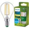 LED izzó E14 gömb alakú P45 1.2W = 25W 252lm 210lm/W 2700K Meleg 300° A OSZTÁLYÚ UltraEfficient Philips
