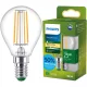 LED izzó E14 gömb alakú P45 1.2W = 25W 252lm 210lm/W 2700K Meleg 300° A OSZTÁLYÚ UltraEfficient Philips