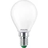 LED izzó E14 gömb alakú P45 1.2W = 25W 252lm 210lm/W 2700K Meleg 300° Tejes A OSZTÁLYÚ UltraEfficient Philips