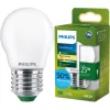 LED izzó E27 gömb alakú P45 1.2W = 25W 252lm 210lm/W 2700K Meleg 300° Tejes A OSZTÁLYÚ UltraEfficient Philips
