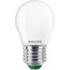 LED izzó E27 gömb alakú P45 1.2W = 25W 252lm 210lm/W 2700K Meleg 300° Tejes A OSZTÁLYÚ UltraEfficient Philips
