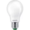 LED izzó E27 A60 2,3 W = 40 W 485 lm 212 lm/W 2700 K Meleg 300° Tejes A OSZTÁLYÚ Szabályozható UltraEfficient Philips