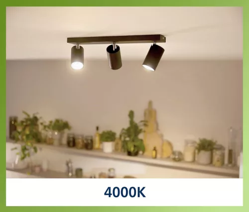 LED izzó GU10 spotlámpa PAR16 1.2W = 35W 215lm 179lm/W 4000K Semleges 36° A OSZTÁLYÚ UltraEfficient Philips