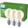 3x LED izzó E27 A60 4W = 60W 840lm 210lm/W 2700K Meleg 300° A OSZTÁLYÚ UltraEfficient Philips